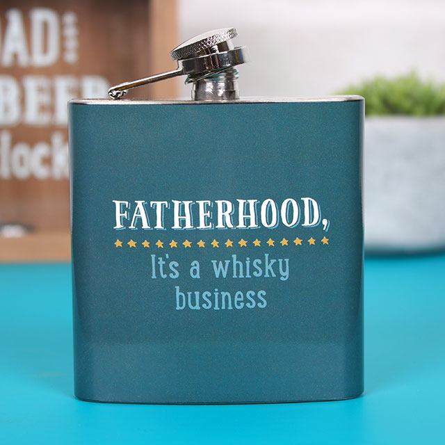 Wholesale Fatherhood is a Whisky Business Hip Flask